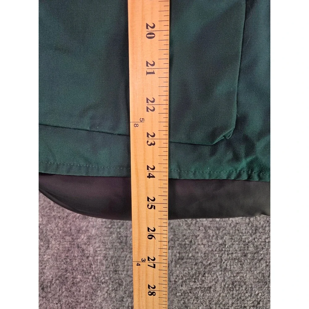 Vintage Cabela's Goose Down Puffer Vest Mens Large Green Insulated Outdoor